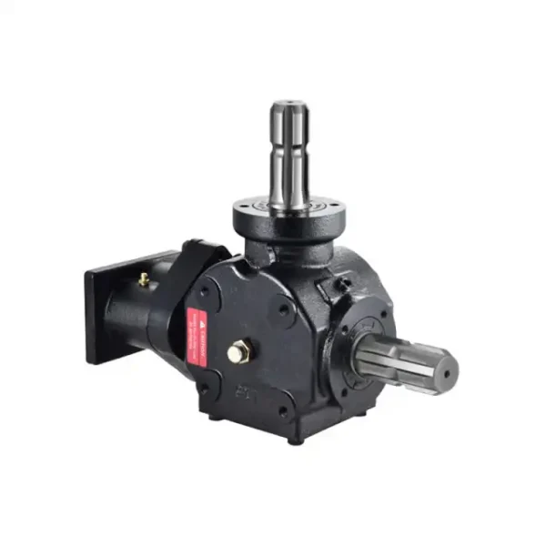 High-strength gearbox with flexible mounting and precision-engineered components